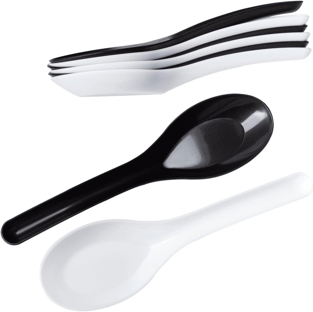 Karat U2015B Med-Heavy Weight Asian Soup Spoon - Black -1 000 ct